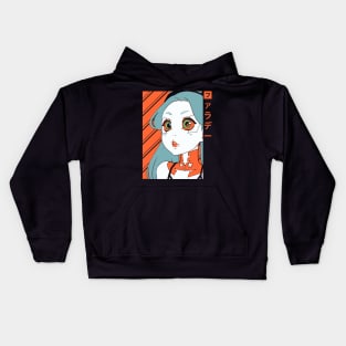 Cyberpunk Girl Edgerunners Rebecca Kids Hoodie